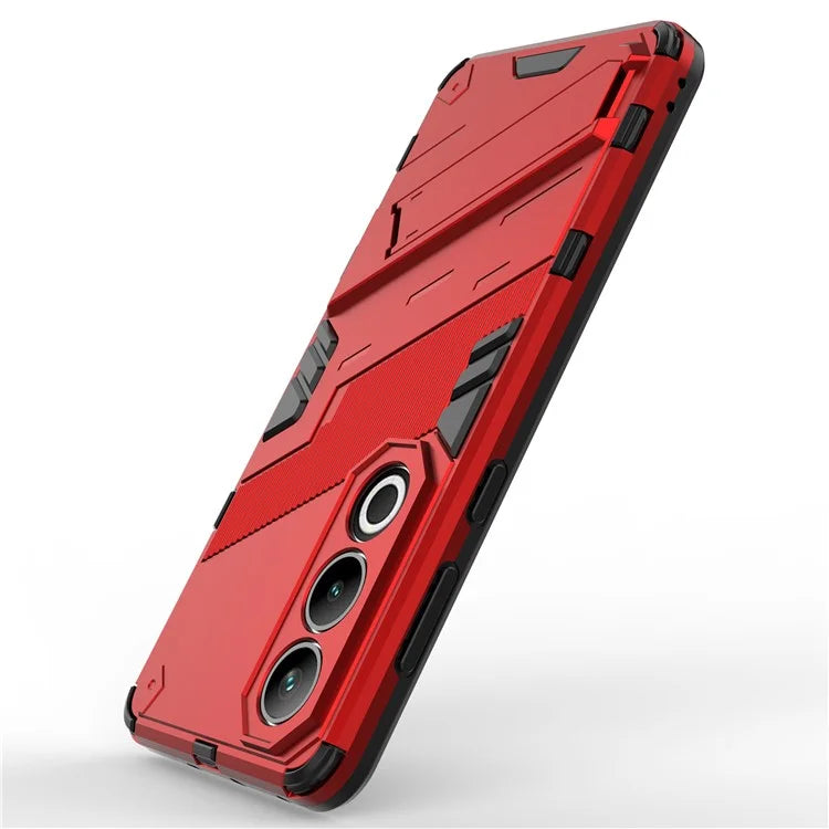 For OnePlus Ace 3V 5G PC+TPU Case Folding Kickstand Hybrid Phone Cover