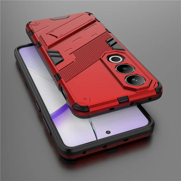 For OnePlus Ace 3V 5G PC+TPU Case Folding Kickstand Hybrid Phone Cover