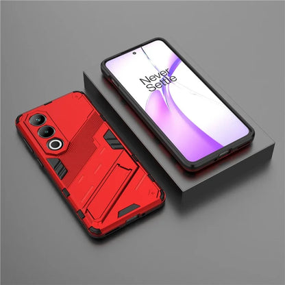 For OnePlus Ace 3V 5G PC+TPU Case Folding Kickstand Hybrid Phone Cover