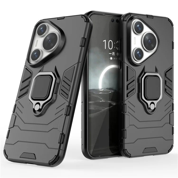 For Huawei Pura 70 Pro / Pura 70 Pro+ Kickstand Case PC+TPU Drop Protection Shell