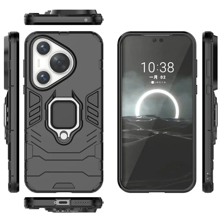 For Huawei Pura 70 Pro / Pura 70 Pro+ Kickstand Case PC+TPU Drop Protection Shell