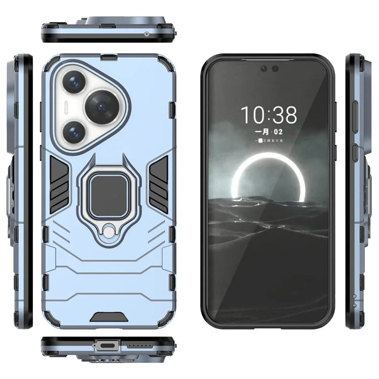 For Huawei Pura 70 Pro / Pura 70 Pro+ Kickstand Case PC+TPU Drop Protection Shell