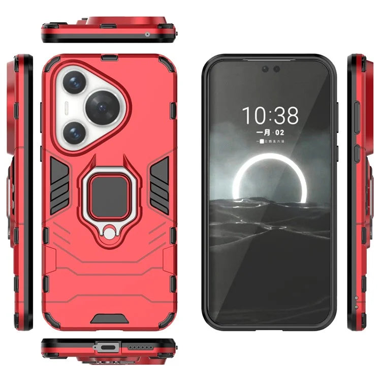 For Huawei Pura 70 Pro / Pura 70 Pro+ Kickstand Case PC+TPU Drop Protection Shell