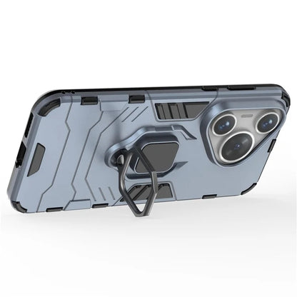 For Huawei Pura 70 Case Slim-Fit PC+TPU Ring Holder Kickstand Protective Cover