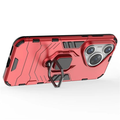 For Huawei Pura 70 Case Slim-Fit PC+TPU Ring Holder Kickstand Protective Cover
