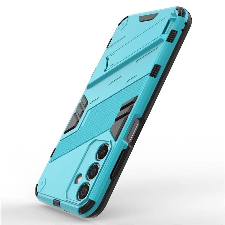 For Samsung Galaxy M15 5G Case PC+TPU Drop-proof Phone Cover with Folding Kickstand
