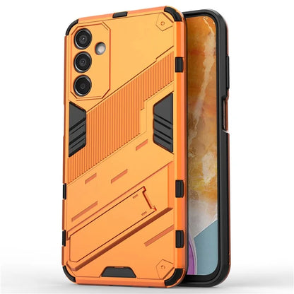 For Samsung Galaxy M15 5G Case PC+TPU Drop-proof Phone Cover with Folding Kickstand