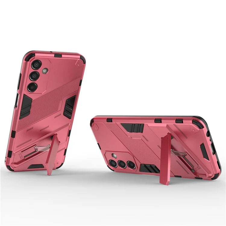 For Samsung Galaxy M15 5G Case PC+TPU Drop-proof Phone Cover with Folding Kickstand