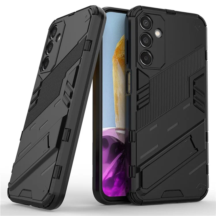 For Samsung Galaxy M15 5G Case PC+TPU Drop-proof Phone Cover with Folding Kickstand