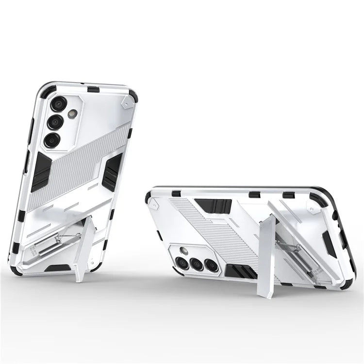For Samsung Galaxy M15 5G Case PC+TPU Drop-proof Phone Cover with Folding Kickstand