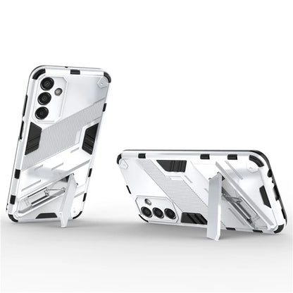 For Samsung Galaxy M15 5G Case PC+TPU Drop-proof Phone Cover with Folding Kickstand