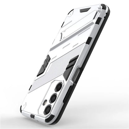 For Samsung Galaxy M15 5G Case PC+TPU Drop-proof Phone Cover with Folding Kickstand