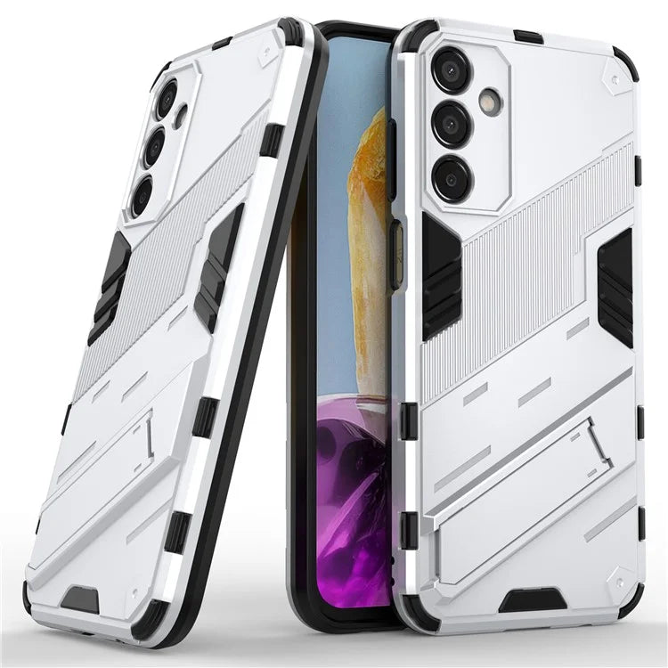 For Samsung Galaxy M15 5G Case PC+TPU Drop-proof Phone Cover with Folding Kickstand