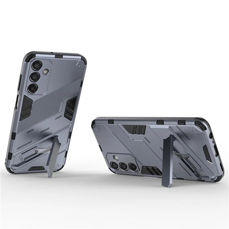 For Samsung Galaxy M15 5G Case PC+TPU Drop-proof Phone Cover with Folding Kickstand