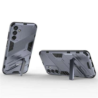 For Samsung Galaxy M15 5G Case PC+TPU Drop-proof Phone Cover with Folding Kickstand