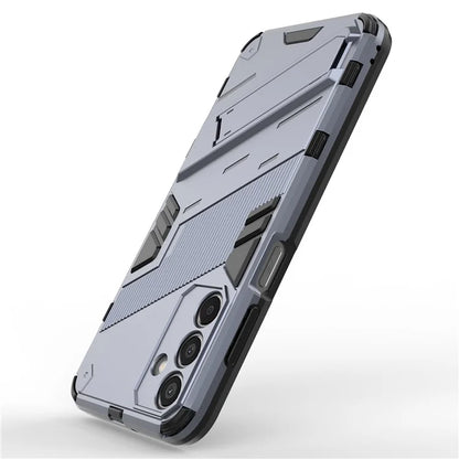 For Samsung Galaxy M15 5G Case PC+TPU Drop-proof Phone Cover with Folding Kickstand