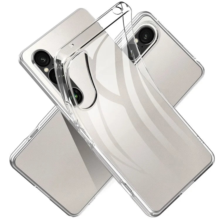 For Sony Xperia 1 VI Case Soft TPU Transparent Protective Phone Cover