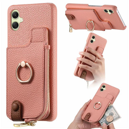 Y3 For Samsung Galaxy A05 4G Case RFID Blocking Leather+TPU Phone Protective Cover
