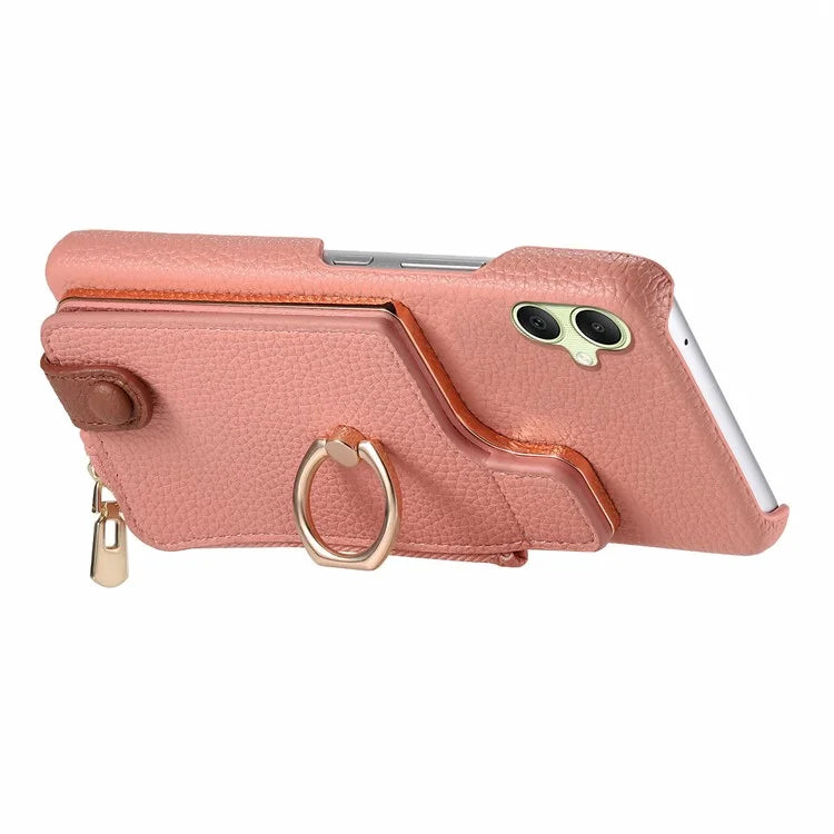 Y3 For Samsung Galaxy A05 4G Case RFID Blocking Leather+TPU Phone Protective Cover