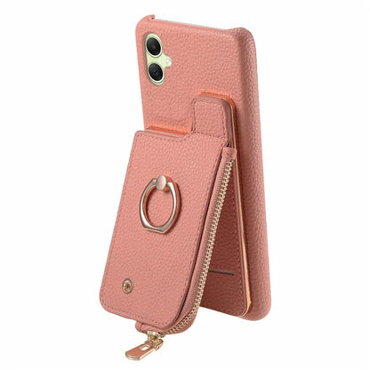 Y3 For Samsung Galaxy A05 4G Case RFID Blocking Leather+TPU Phone Protective Cover