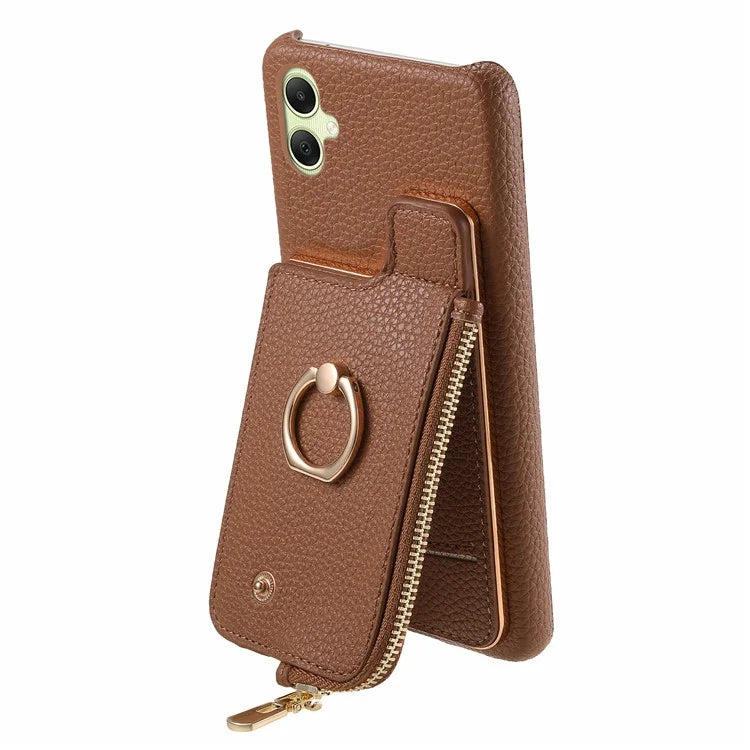 Y3 For Samsung Galaxy A05 4G Case RFID Blocking Leather+TPU Phone Protective Cover