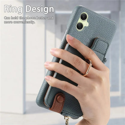 Y3 For Samsung Galaxy A05 4G Case RFID Blocking Leather+TPU Phone Protective Cover