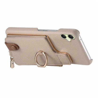 Y3 For Samsung Galaxy A05 4G Case RFID Blocking Leather+TPU Phone Protective Cover