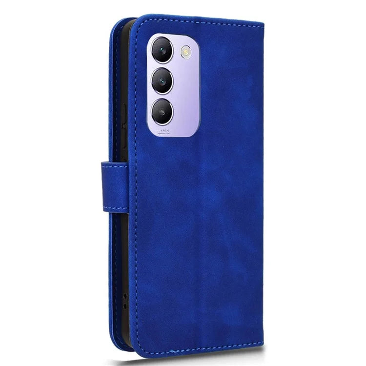 For vivo Y200e 5G Case Skin-touch Texture Flip Smart Phone Wallet Cover