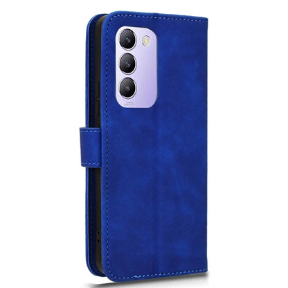 For vivo Y200e 5G Case Skin-touch Texture Flip Smart Phone Wallet Cover
