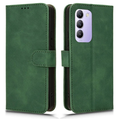 For vivo Y200e 5G Case Skin-touch Texture Flip Smart Phone Wallet Cover