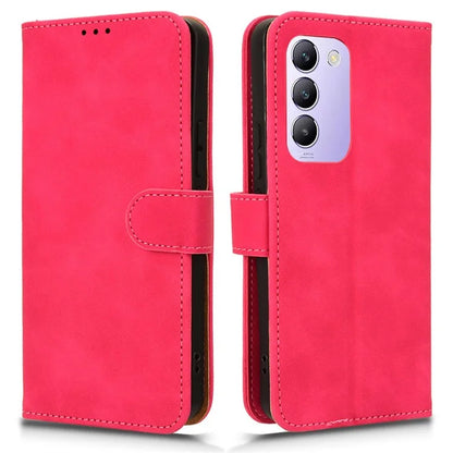 For vivo Y200e 5G Case Skin-touch Texture Flip Smart Phone Wallet Cover