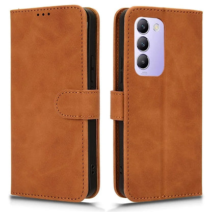 For vivo Y200e 5G Case Skin-touch Texture Flip Smart Phone Wallet Cover