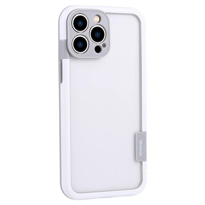 WOLMTT For iPhone 13 Pro Max 6.7 inch Case Dual Color Frame PC+TPU Anti-scratch Phone Cover