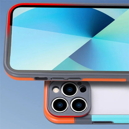 WOLMTT For iPhone 14 Pro Dual Color Frame Case PC+TPU Shockproof Phone Cover