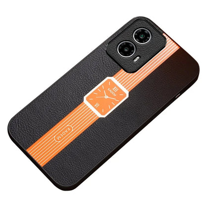 KADEM For Motorola Moto G24 4G Case PU+TPU+Acrylic Anti-drop Phone Cover