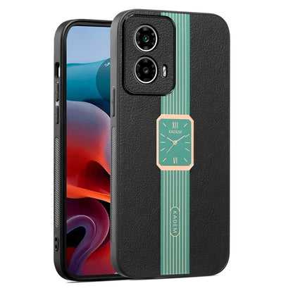 KADEM For Motorola Moto G24 4G Case PU+TPU+Acrylic Anti-drop Phone Cover