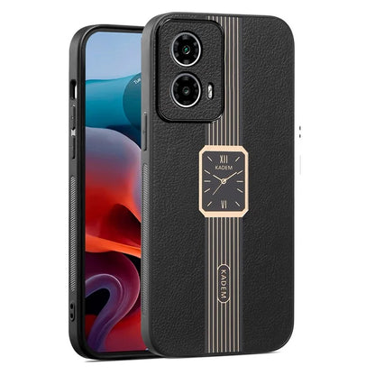 KADEM For Motorola Moto G24 4G Case PU+TPU+Acrylic Anti-drop Phone Cover