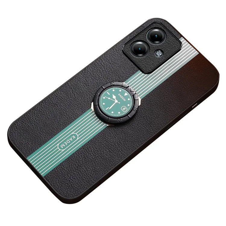 KADEM For Motorola Moto G14 4G Cover Ring Kickstand Anti-scratch Phone Back Case