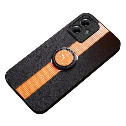 KADEM For Motorola Moto G14 4G Cover Ring Kickstand Anti-scratch Phone Back Case