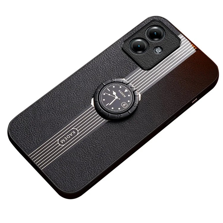 KADEM For Motorola Moto G14 4G Cover Ring Kickstand Anti-scratch Phone Back Case