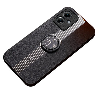 KADEM For Motorola Moto G14 4G Cover Ring Kickstand Anti-scratch Phone Back Case