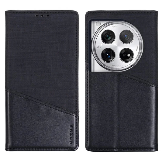 MUXMA MX109 For OnePlus 12 5G RFID Blocking Folio Flip Phone Case Stand Cover