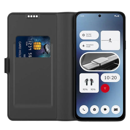 For Nothing Phone (2a) Case Folding Stand PU Leather Shock-Absorbent Phone Cover