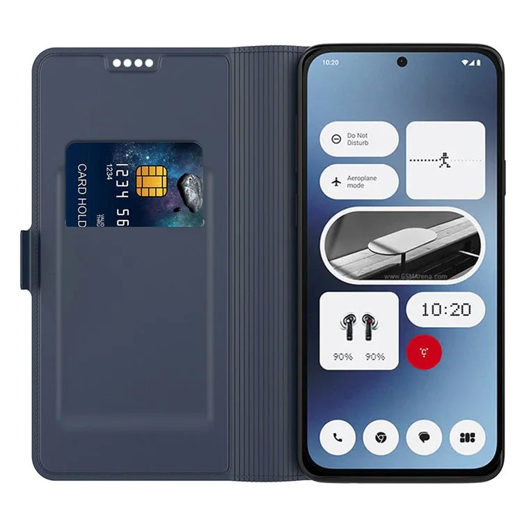 For Nothing Phone (2a) Case Folding Stand PU Leather Shock-Absorbent Phone Cover