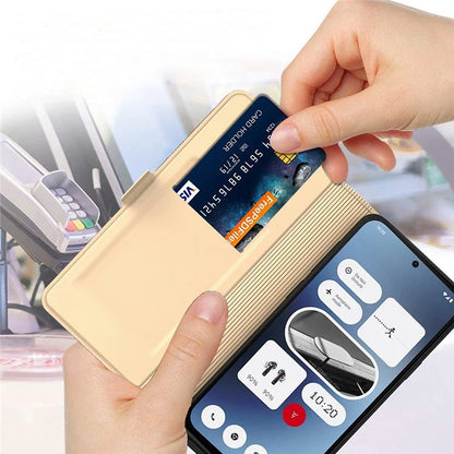 For Nothing Phone (2a) Case Folding Stand PU Leather Shock-Absorbent Phone Cover