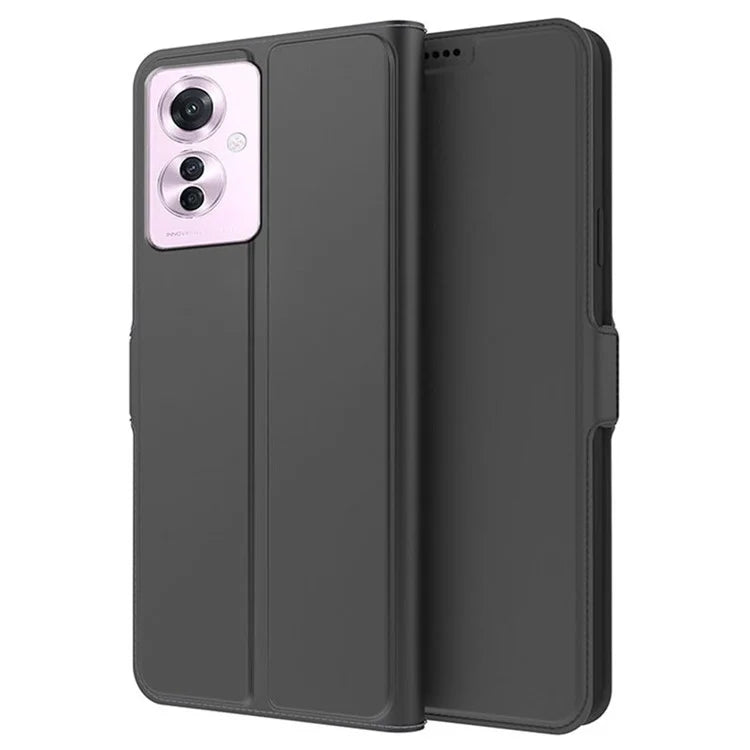 For Oppo Reno11 F 5G / F25 Pro 5G Magnetic Phone Case Flip PU Leather Cover with Card Slot