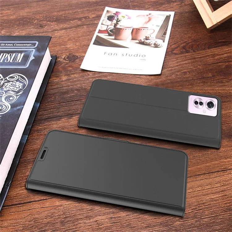 For Oppo Reno11 F 5G / F25 Pro 5G Magnetic Phone Case Flip PU Leather Cover with Card Slot