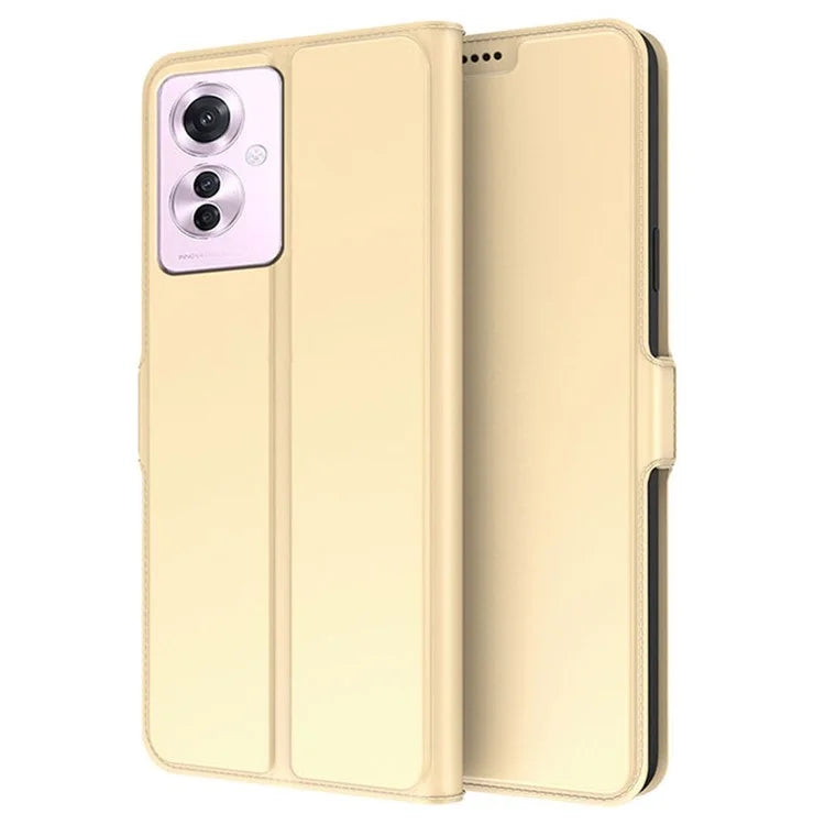 For Oppo Reno11 F 5G / F25 Pro 5G Magnetic Phone Case Flip PU Leather Cover with Card Slot