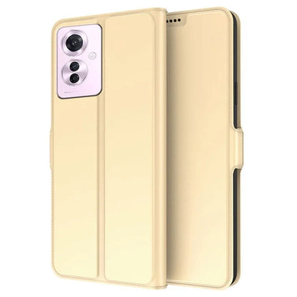 For Oppo Reno11 F 5G / F25 Pro 5G Magnetic Phone Case Flip PU Leather Cover with Card Slot