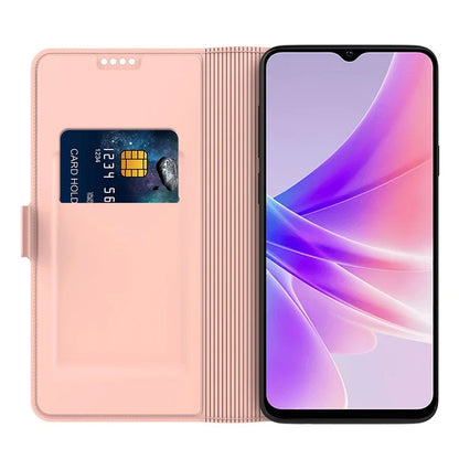 For Oppo Reno11 F 5G / F25 Pro 5G Magnetic Phone Case Flip PU Leather Cover with Card Slot